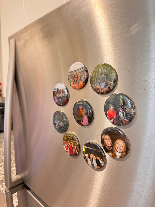 Let your personality shine on the fridge and let Tumbleweed Magnet Creations turn those favorite photos into magnets. They will be the favorite thing in your kitchen!
