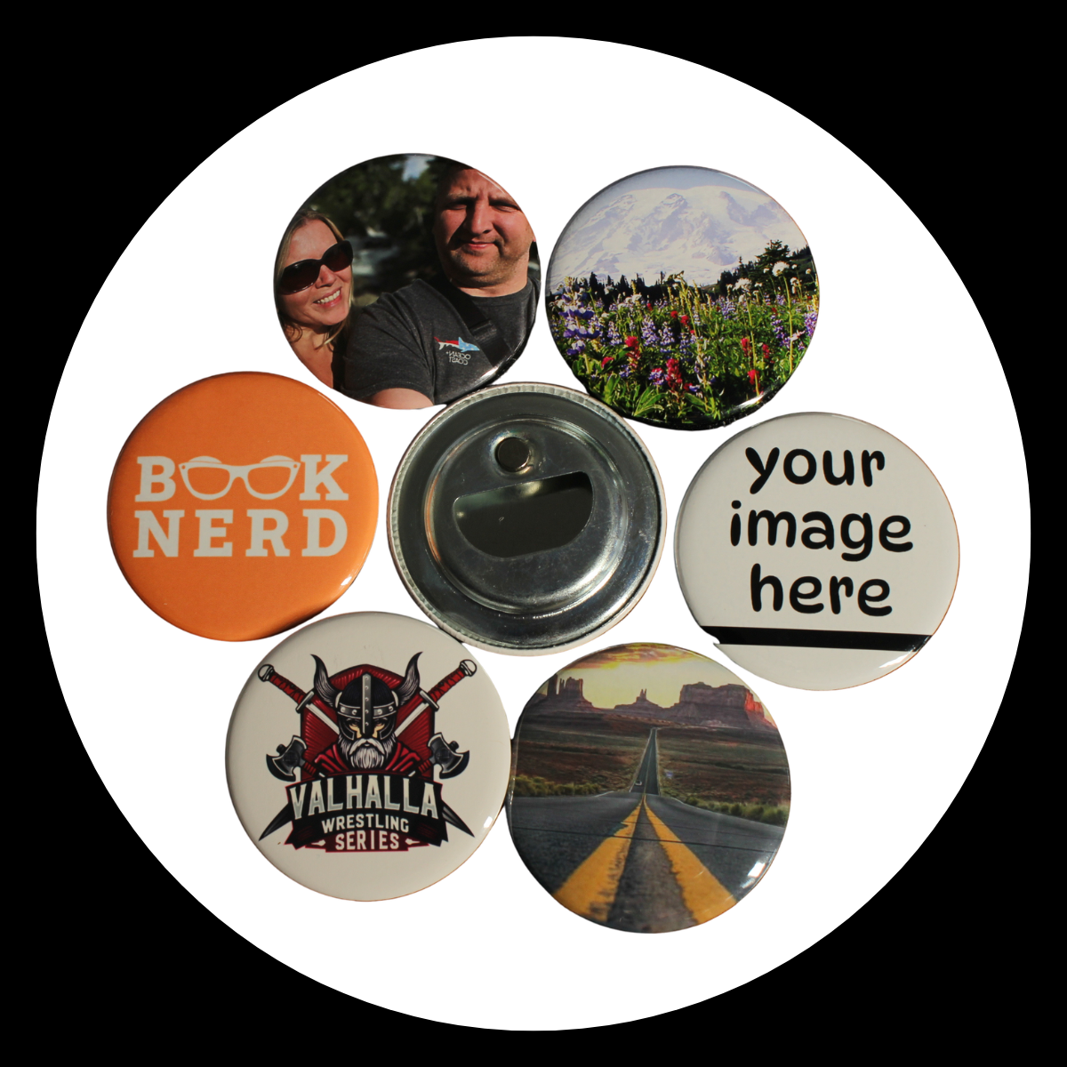 2.25" Round Magnet Packs