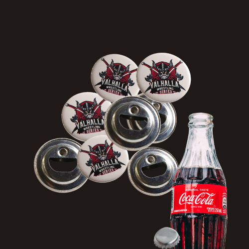 Custom Bottle Openers showing logos 